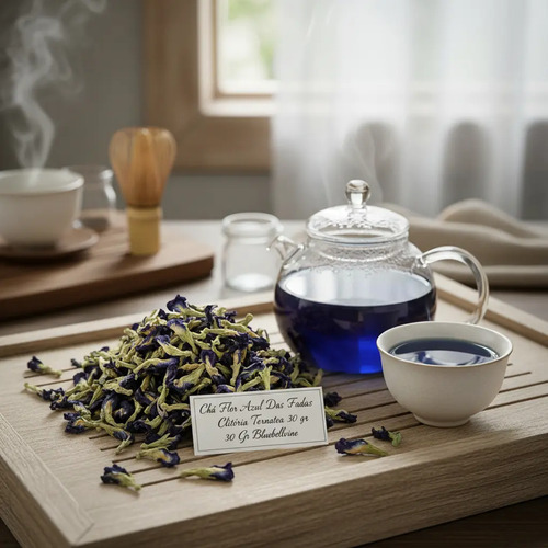 Chá Flor Azul Das Fadas Clitória Ternatea 30 Gr Bluebellvine