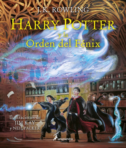 Harry Potter Edición Ilustrada 5: Y La Orden Del Fénix, De Rowling, J. K.. Serie Harry Potter, Vol. 5.0. Editorial Salamandra, Tapa Dura, Edición 1.0 En Español, 2023