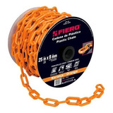 Cadena Plastica 8 Mm X 25 Mt Naranja Fiero 44185 Color Naranja Claro