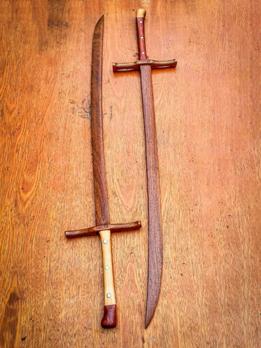 Espada De Madeira // Kriegmesser // Medieval E5g004