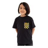 Polera Infantil Spitfire Trippy Swirl Con Bolsillo Negro