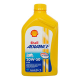 Aceite  Moto Shell Advance Ax5 4t 20w50 X 1lt - Mineral 