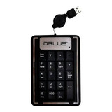 Teclado Numerico Usb Dblue Negro / Dbk9a