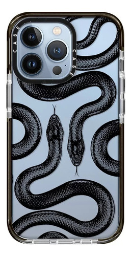 Fundas Para Celulares iPhone Transparente Moda De Serpiente