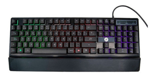 Teclado Gamer Pc Español Compatible Tk-t500 Rgb Noga