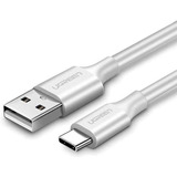 Cabo Ugreen Reforçado Usb 2.0 Para Tipo-c - 2 Metros Cor Branco