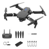 Drone E88 Pro Com Câmera Dupla E Wifi Com Case Cor Preto