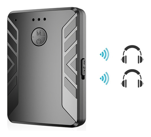 Receptor E Transmissor Bluetooth 5.0 Dual Até 2 Dispositivos