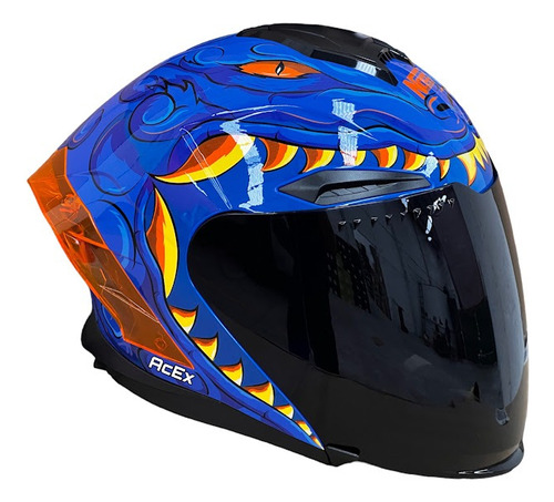 Casco Noss Deportivo Street Fighter Certificado Nueva Colecc