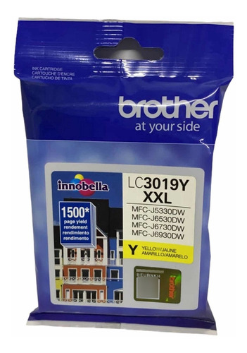 Cartucho Brother Lc-3019y Xxl Amarillo Lc3019 Facturado