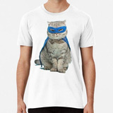 Remera Gato Superhéroe Algodon Premium