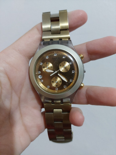 Reloj Swatch Chrono Irony Dorado