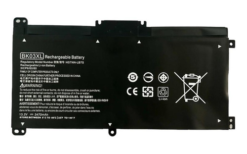 Bateria Hp Pavilion Bk03xl X360 14-ba000 14m-ba00 3470mah