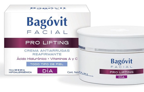 Crema Facial Bagóvit Pro Lifting Día Para Piel Seca X 55gr