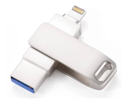 Pen Drive 64gb 3.0 I-phone 2 Em 1 Lightning Inox Menor Preço