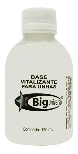 Big Universo Esmalte Base 120ml Cor Vitalizante Branca
