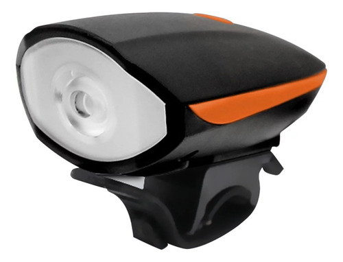 Luz Bici Delantera Led 250 Lumens + Bocina 140db Recargable