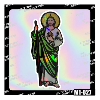 Calcomania Sticker San Judas Tadeo Moto\u002Fauto Capsula | Meses sin interés
