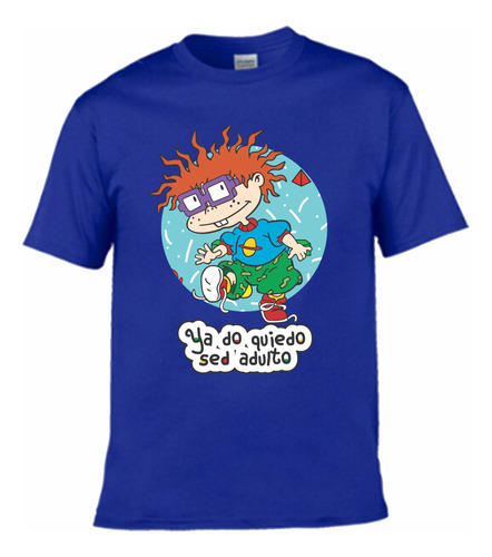 Playera Carlitos Rugrats, Peso Completo 100% Algodón