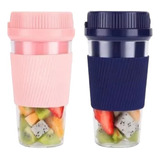 Mini Licuadora Recargable Con Vaso Portátil 300 Ml