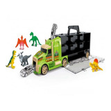 Camion Maletin De Dinosaurios Con Rampa Juego Niños 