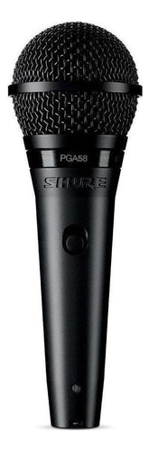 Micrófono Shure Pg Alta Pga58-xlr Dinámico Cardioide Negro