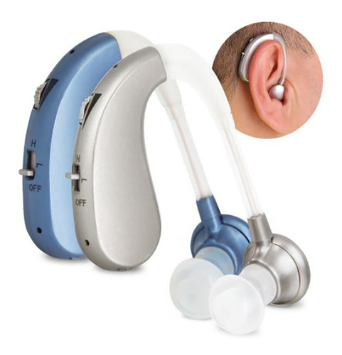 Hearingaid - Amplificador De Sonido Invisible, Color Platead