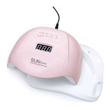 Cabine Sun X Plus 120w Led Uv Potencia Estufa Unhas Gel Nail Cor Rosa 110v/220v