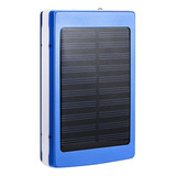 Banco De Energía Con Cargador De Batería Solar Portátil Dual
