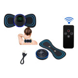 Massageador Corporal Eletroterapia Ems Usb+controle Remoto 