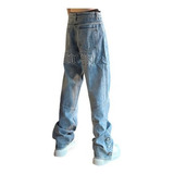 Pantalones Anchos De Hip Hop Street Letter Jeans