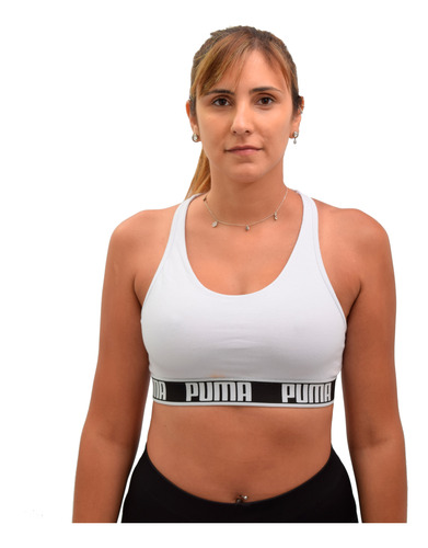 Top Deportivo Puma Mujer Algodón C/elástico Lyg