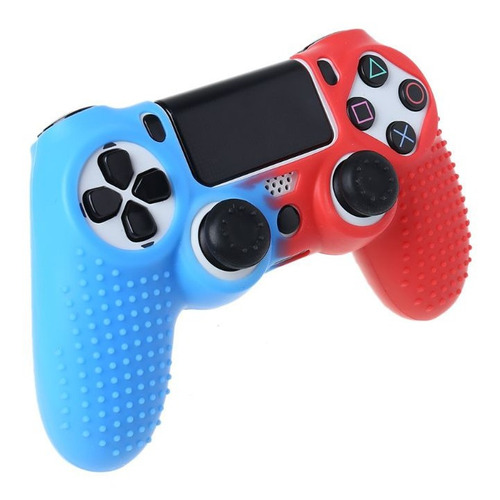 Funda Protectora Bicolor Ps4 Playstation 4 Tachonada + Grips