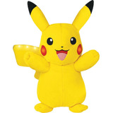 Pelúcia Pikachu Pokémon Com Luz E Som 31cm Sunny