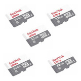 Pack 5 Memoria Sandisk Microsd 32gb 100 Mb/s (e)