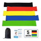 Kit De 5 Bandas Ligas De Resistencia Para Ejercicio Yoga