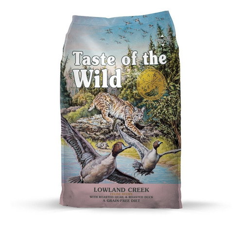 Taste Of The Wild Gatos Lowland Creek Codorniz Pato 14lb New