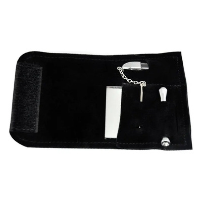 Leather Suede Snuff Bottle Pill Box Sniffer Snuff Tube | Meses sin interés