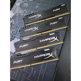 Memória Hyperx Fury, Ddr4, 4x4 Gb, 2666mhz, Cl16, Preto