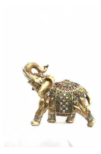 Figura Decorativa Elefante Hindu Mediano