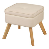 Iris Ohyama Lec-ot Storage Stool, Storage Box, Ottoman, Flo.