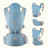 Brastoy Portador Ergonômico Bebê Bolsa Canguru 3 Em 1 Cor Azul-celeste