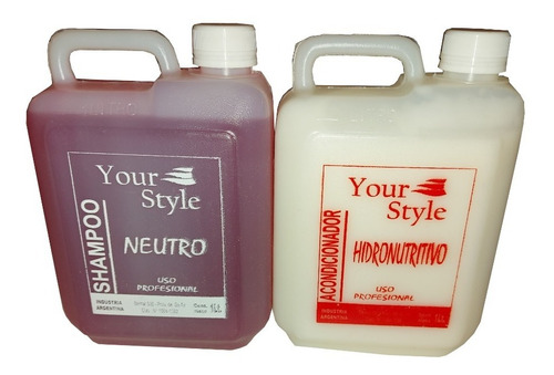 Shampoo Neutro 1l + Acondicionador Hidronutritivo 1l - Style