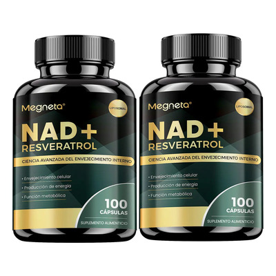 Nad+ Resveratrol, Apoyo Con Fórmula Liposomal Hecho En Ee.uu 200 Cápsulas | MercadoLibre