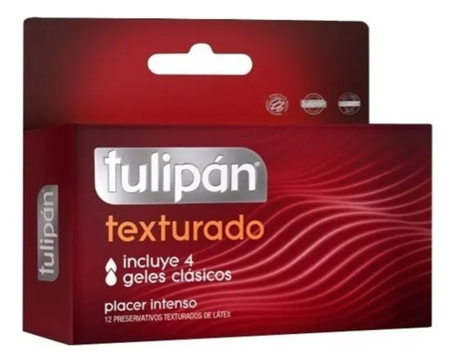 Preservativos Tulipán Texturados Caja X 12 U. Variantes