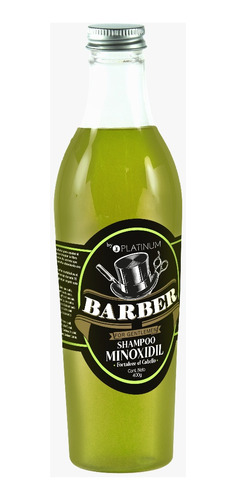 Shampoo Minoxidil Platinum Barber 400 Ml