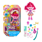 Trolls Muñeca Poppy Peinado Mágico