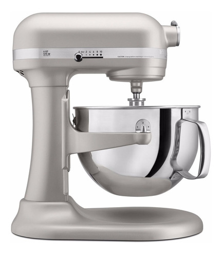 Batidora Kitchenaid Professional 600 Kp26m1x Nickel Pearl