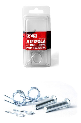 Kit Mola Pino Trava Da Pedaleira Dt 200 / Xtz 125 / Xt 225