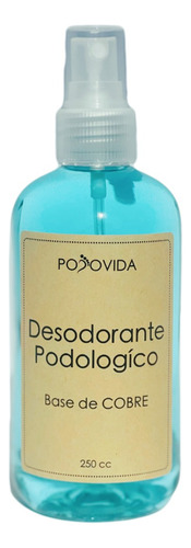 Desodorante Para Pies Spray Con Cobre